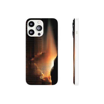 Luminous Grid · Lite Phone Case for iPhone ·  Black