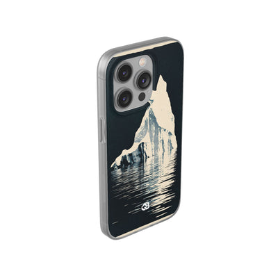 Blue Lite Phone Case for iPhone - Frozen Navy Monolith