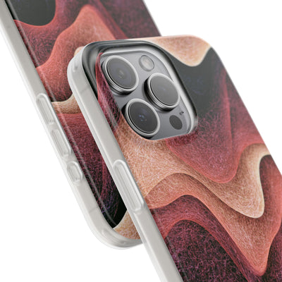 Rose Contour Waves · Lite Phone Case for iPhone ·  Pink