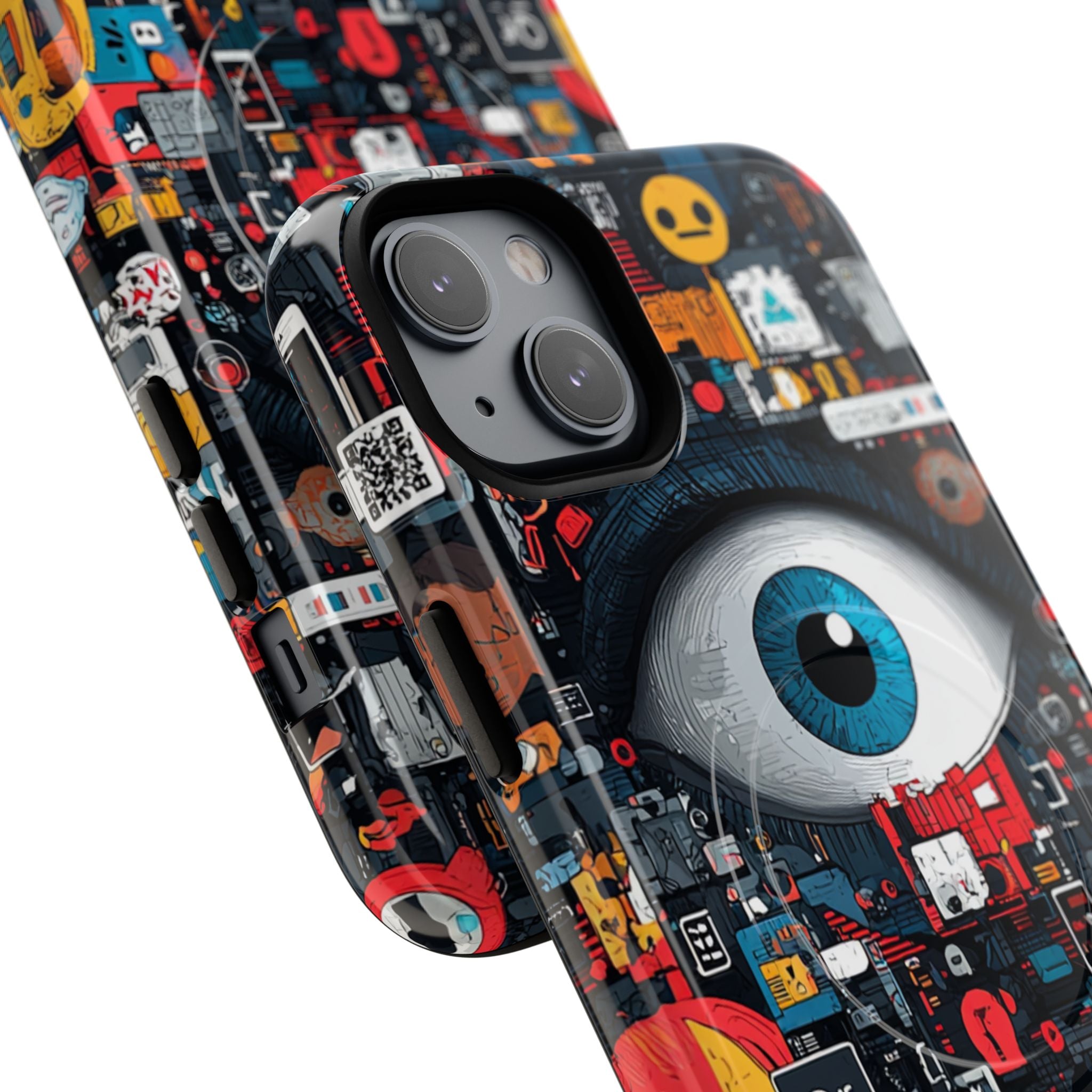 Digital Eye Blue iPhone 14 Plus Case - Tough+
