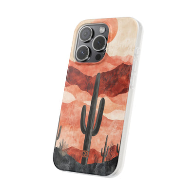 Terracotta Desert Sun · Soft Handyhülle für iPhone