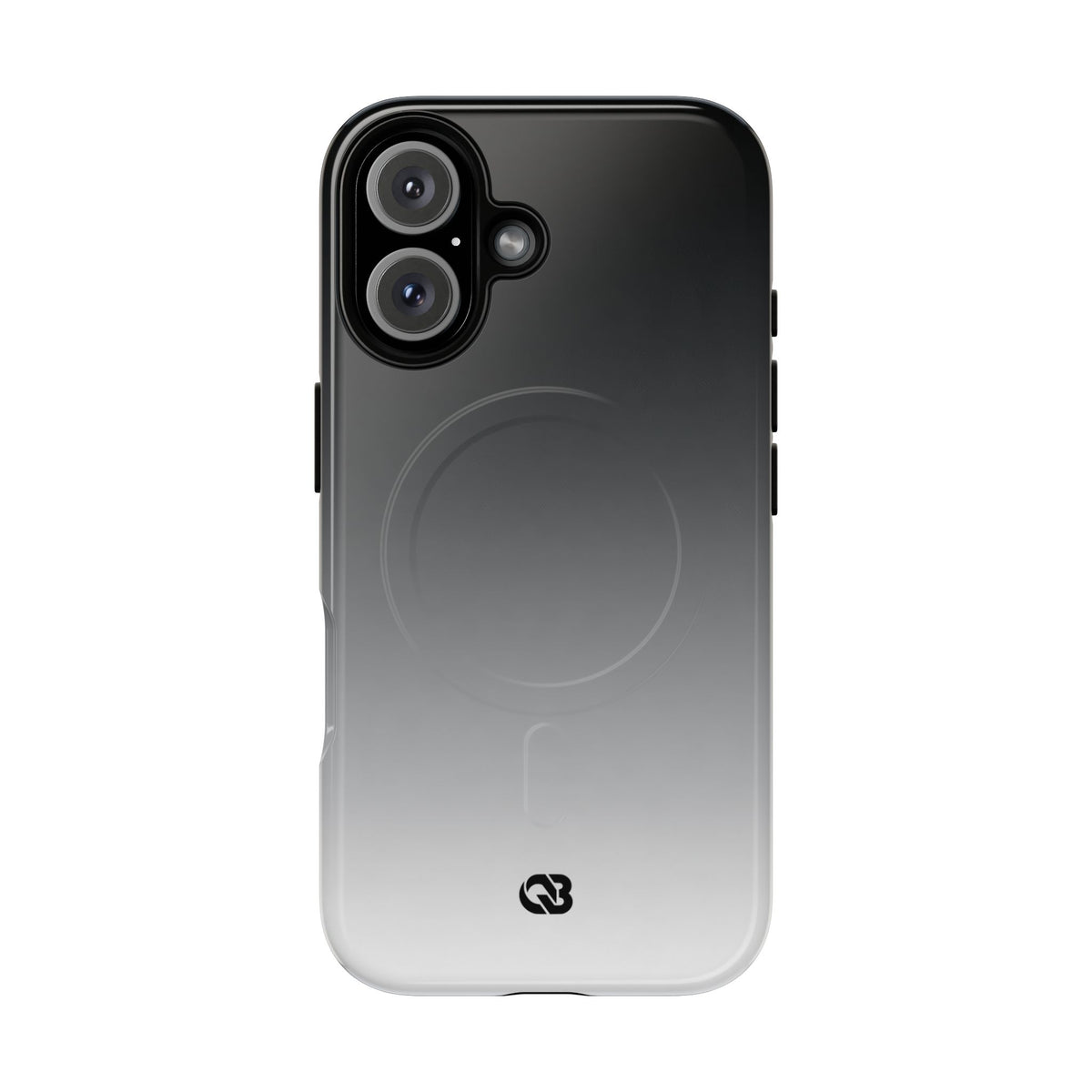 Noir Ombre Fade · Tough 2.0 Magnetic Phone Case for iPhone · Black