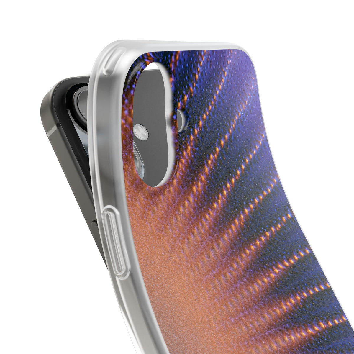 Luminous Aura Burst · Lite Phone Case for iPhone ·  Blue