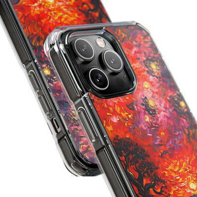 Molten Sky Tree · Impact Phone Case for iPhone · Magsafe