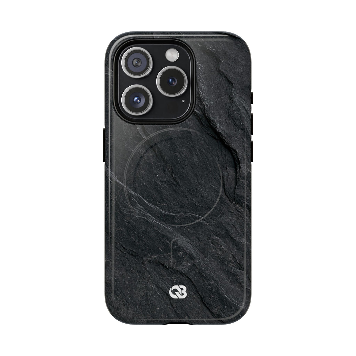 Dark Slate Strata · Tough 2.0 Magnetic Phone Case for iPhone · Black