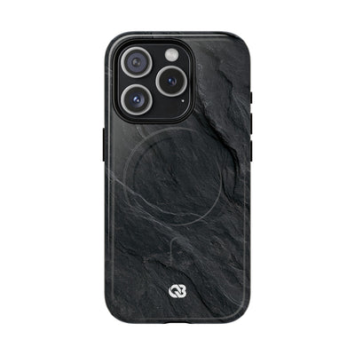 Dark Slate Strata · Tough 2.0 Magnetic Phone Case for iPhone · Black