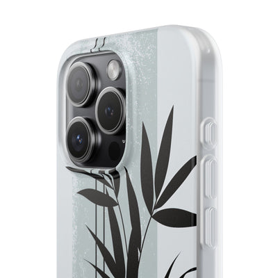 Grey Lite Phone Case for iPhone - Sage Bamboo Noir
