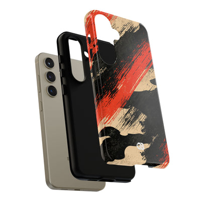 Urban Slash Camo · Tough Phone Case for Samsung · Black
