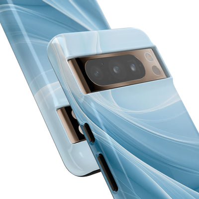 Blue Tough Phone Case for Google Pixel - Arctic Silk Drift
