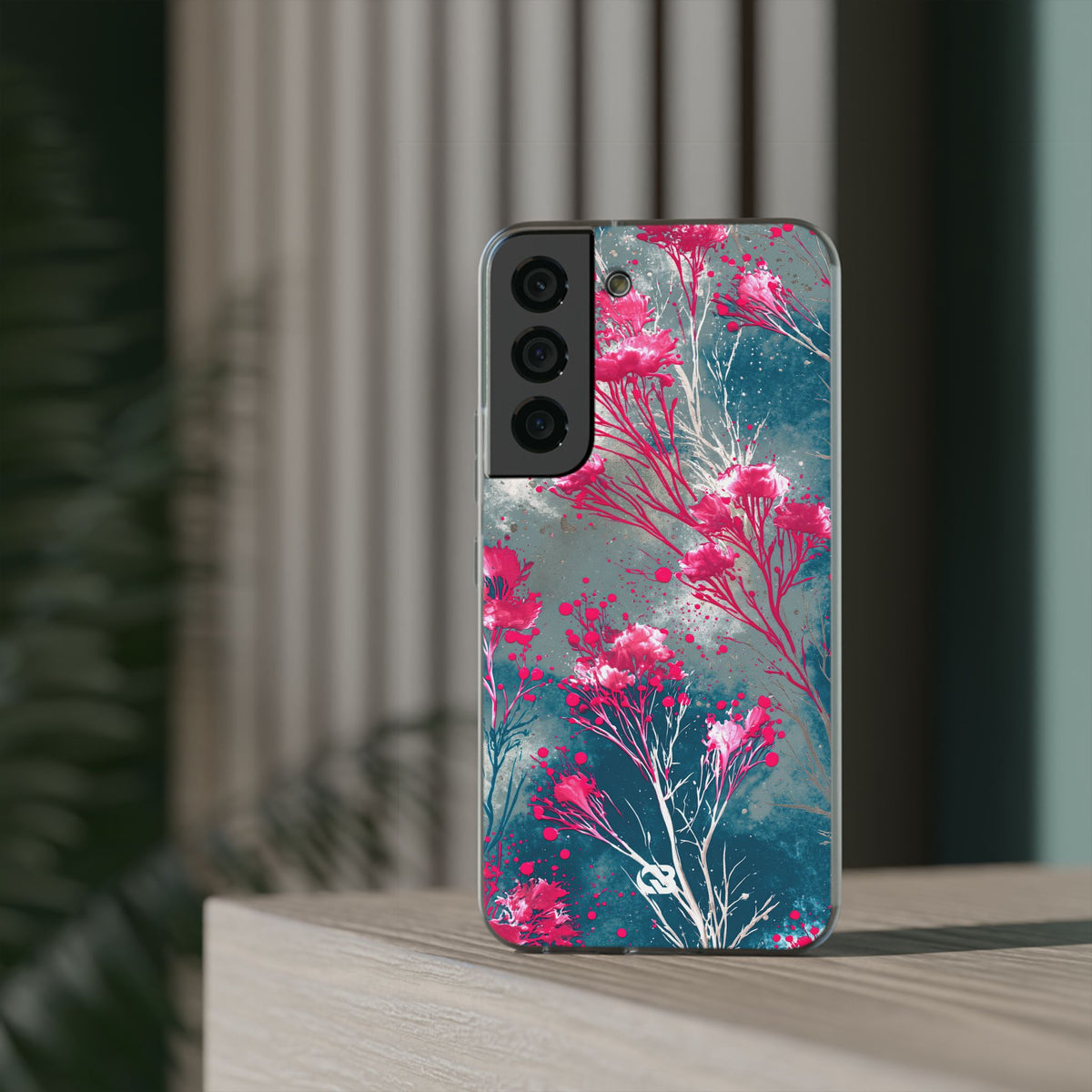 Cyber Blossom · Lite Phone Case for Samsung · Teal