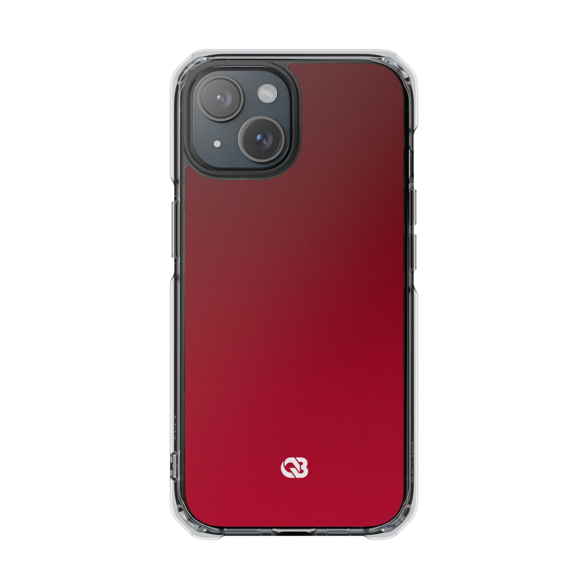 Red Impact MagSafe Phone Case for iPhone - Crimson Velvet Fade