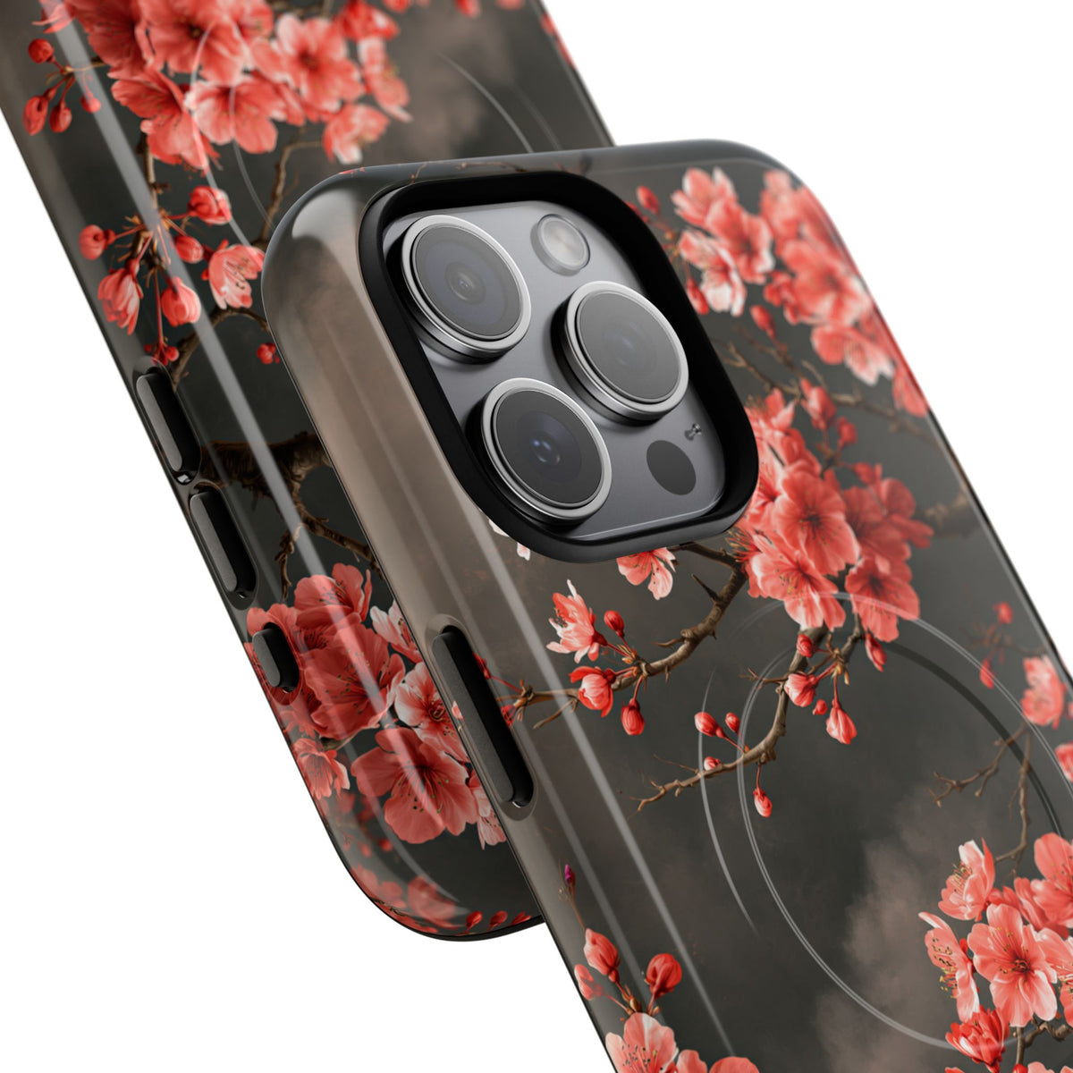 Dark Sakura Nocturne · Tough 2.0 Magnetic Phone Case for iPhone · Black