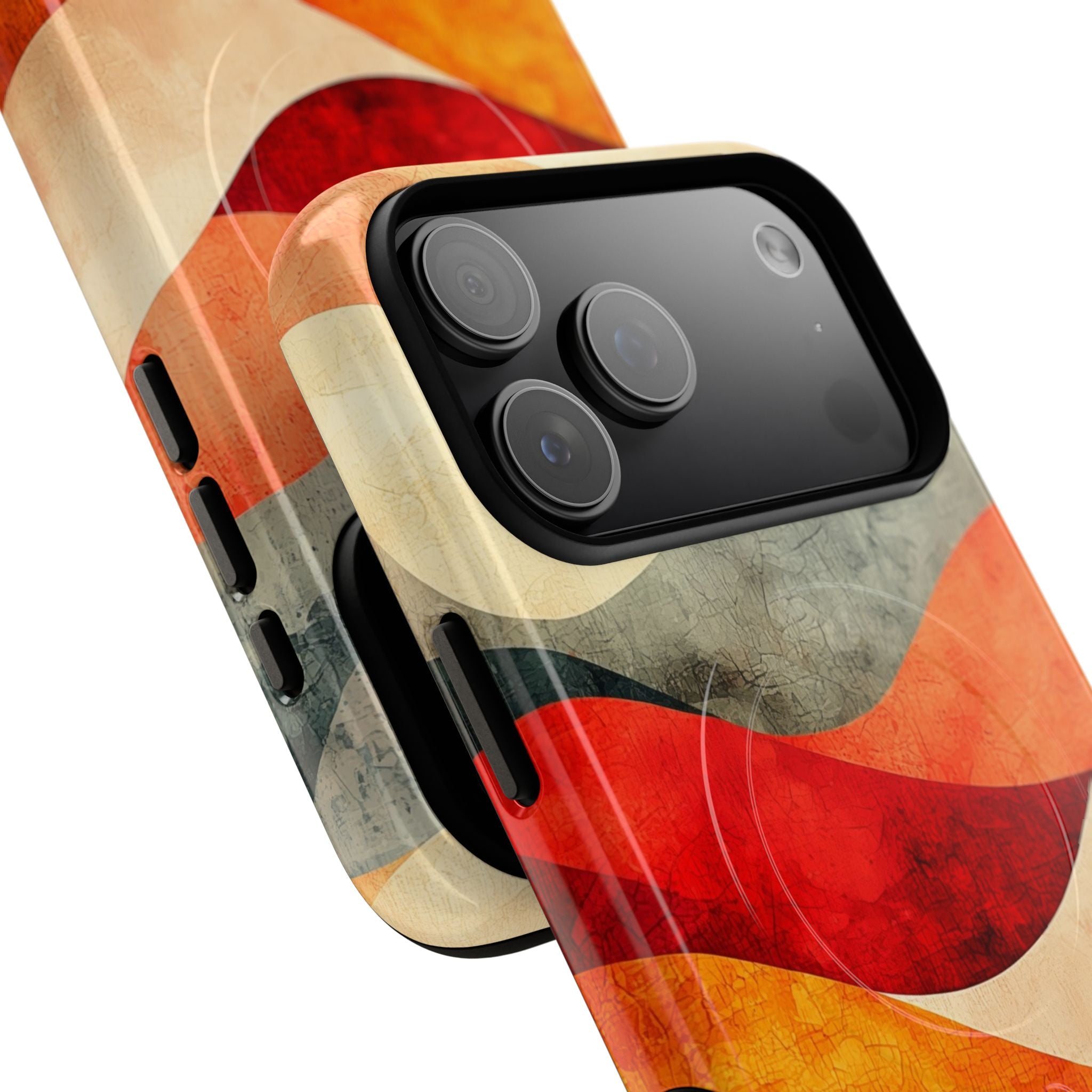 Cracked Wave Sunset iPhone 17 Pro Max Case - Tough+ - CASE•BOB