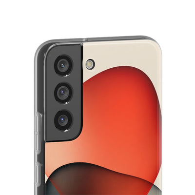 Translucent Crimson Form · Lite Phone Case for Samsung · Red