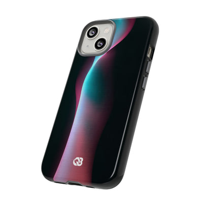 Neon Pixel Flow · Tough Phone Case for iPhone · Black