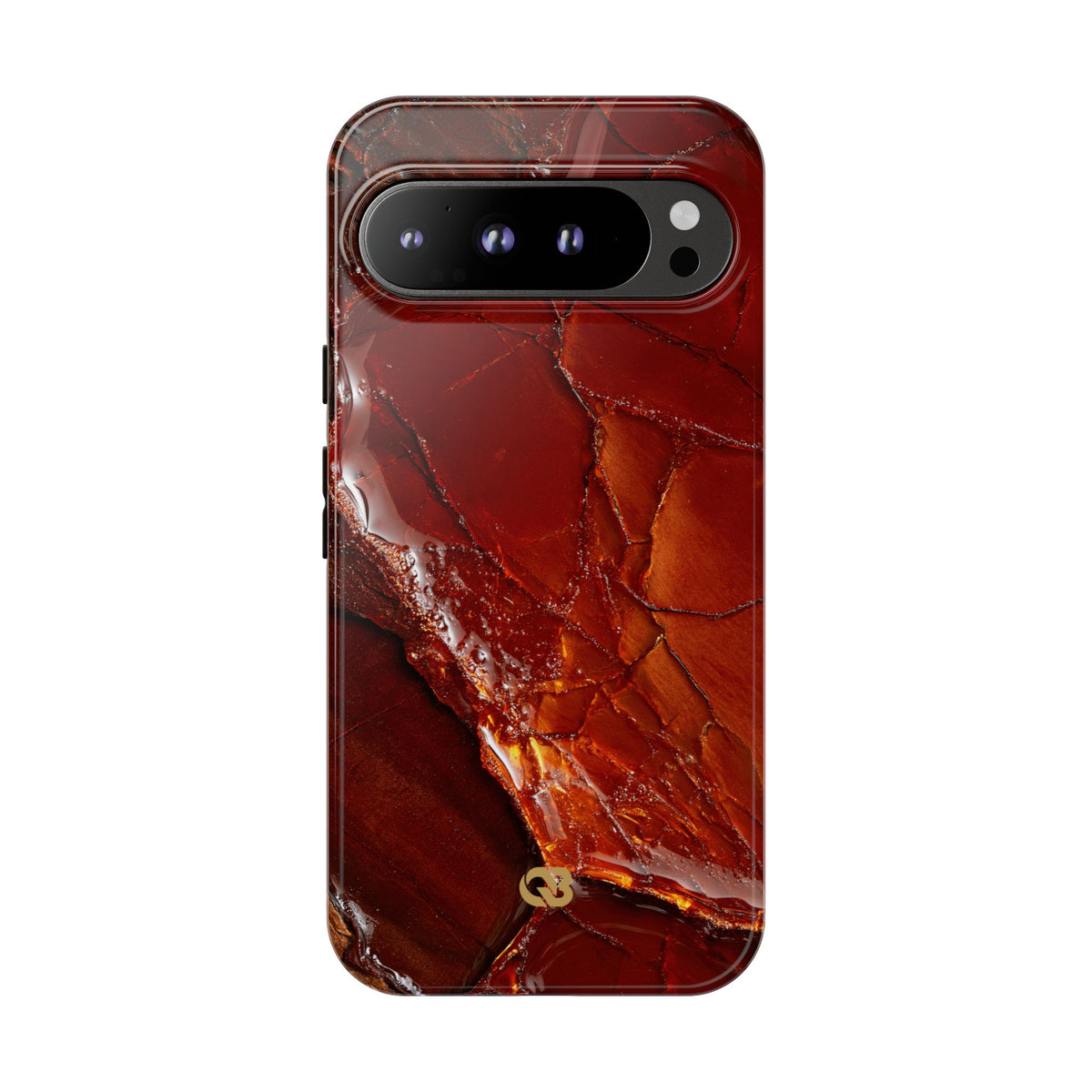 Amber Embrace · Tough Phone Case for Pixel ·  Brown