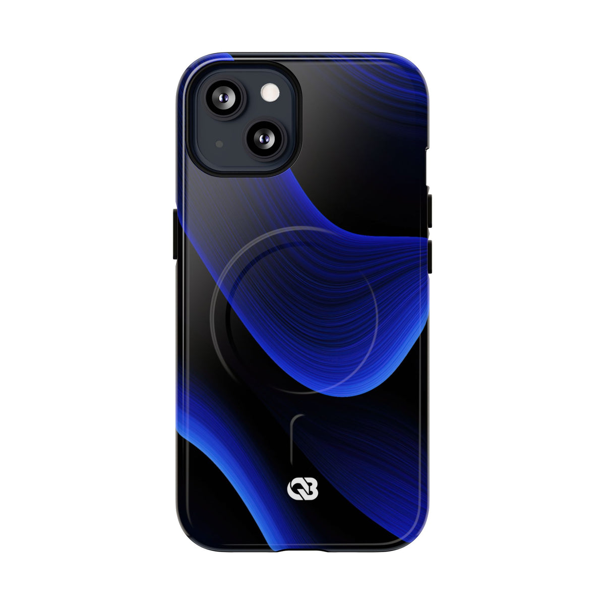 Cobalt Ridge Waves · Tough 2.0 Magnetic Phone Case for iPhone · Blue