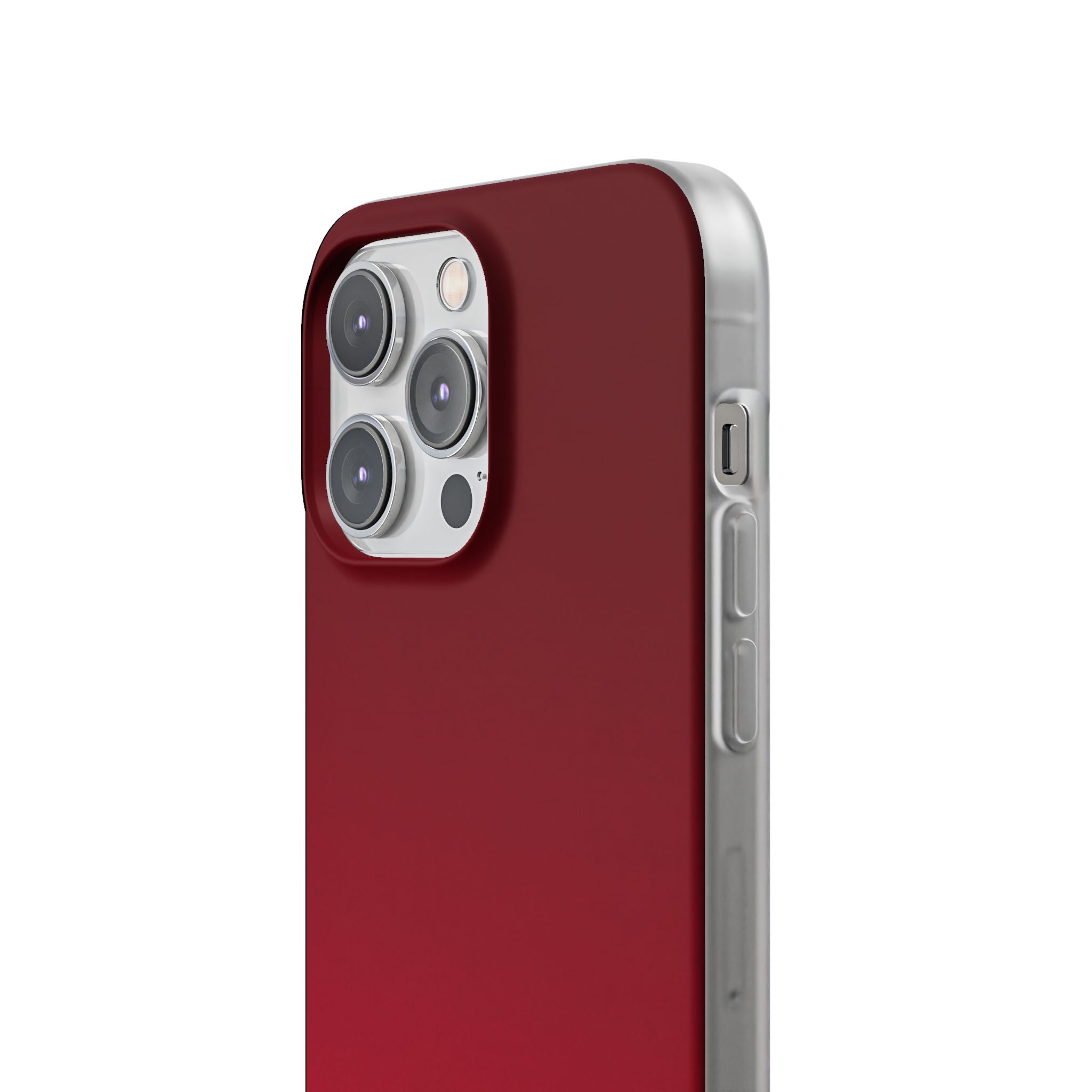 Red Lite Phone Case for iPhone - Crimson Velvet Fade