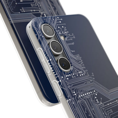 Blue Lite Phone Case for Samsung - Cobalt Data Stream