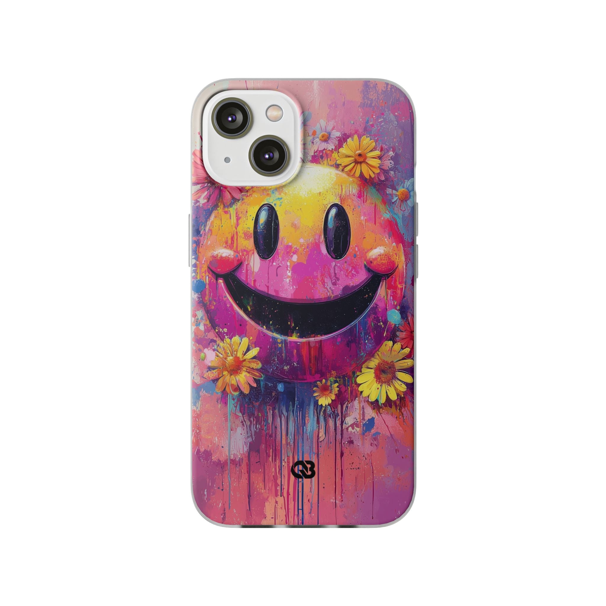 Vivid Grin Graffiti · Soft Phone Case for iPhone