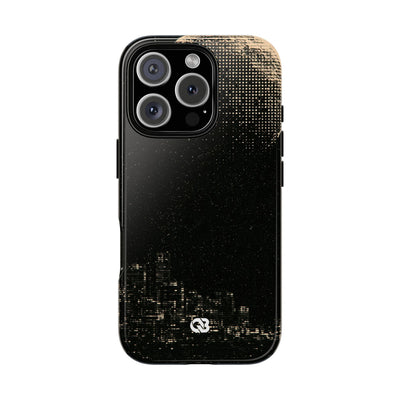 Lunar Metropolis Nocturne · Tough Phone Case for iPhone · Black