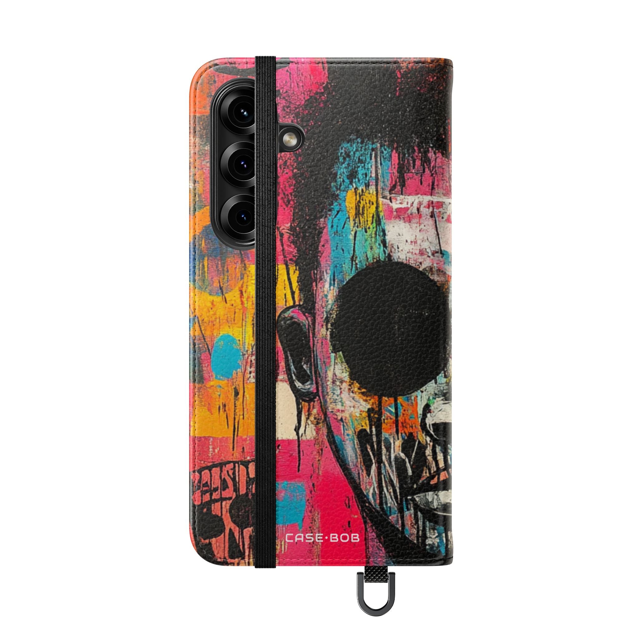 Black Orb Face - Samsung S25 Case - Wallet