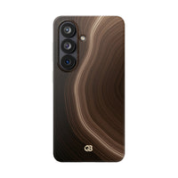 Brown Lite Phone Case for Samsung - Bronzed Canyon Relief