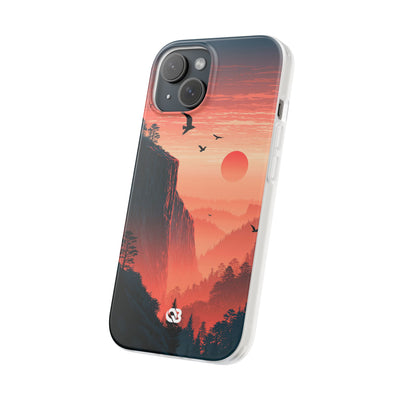Orange Lite Phone Case for iPhone - Crimson Ridge Flight