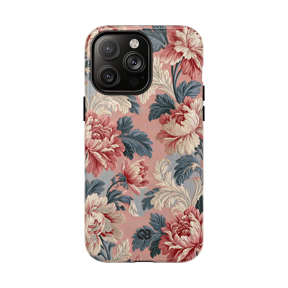 Blush Peony Jacquard · Tough 2.0 Magnetic Phone Case for iPhone · Pink