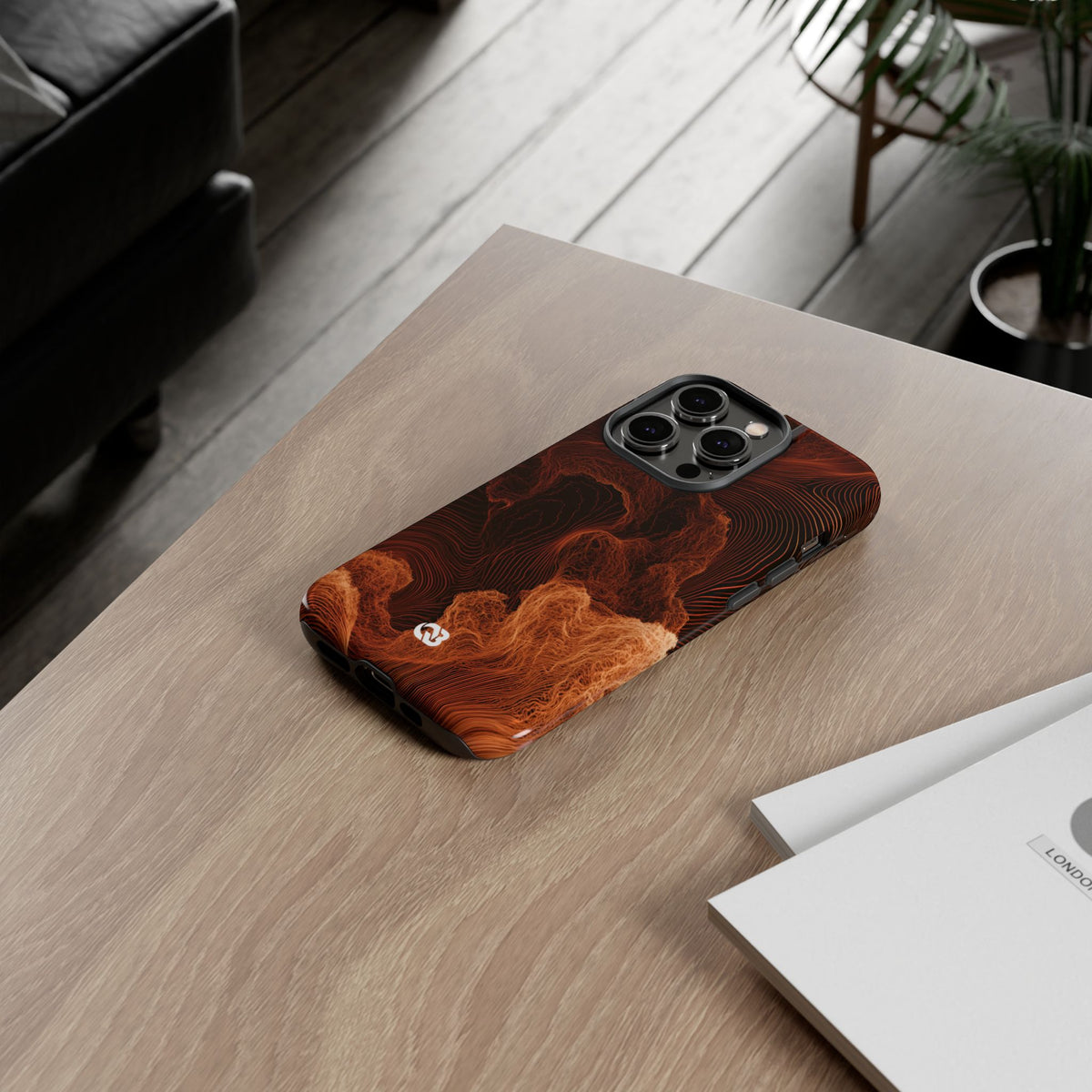 Amber Filament · Tough Phone Case for iPhone · Orange