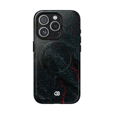 Crimson Rift · Tough 2.0 Magnetic Phone Case for iPhone · Black