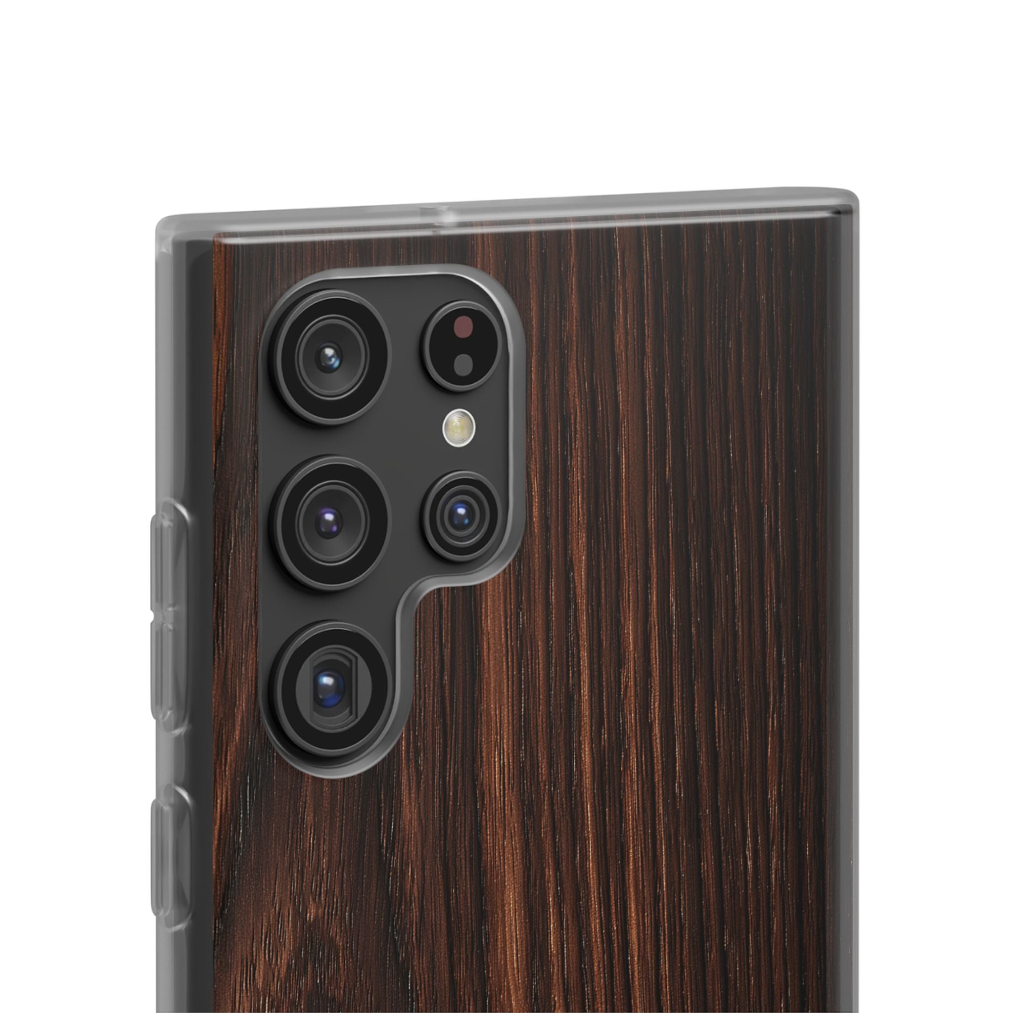 Brown Lite Phone Case for Samsung - Burnished Mahogany Grain