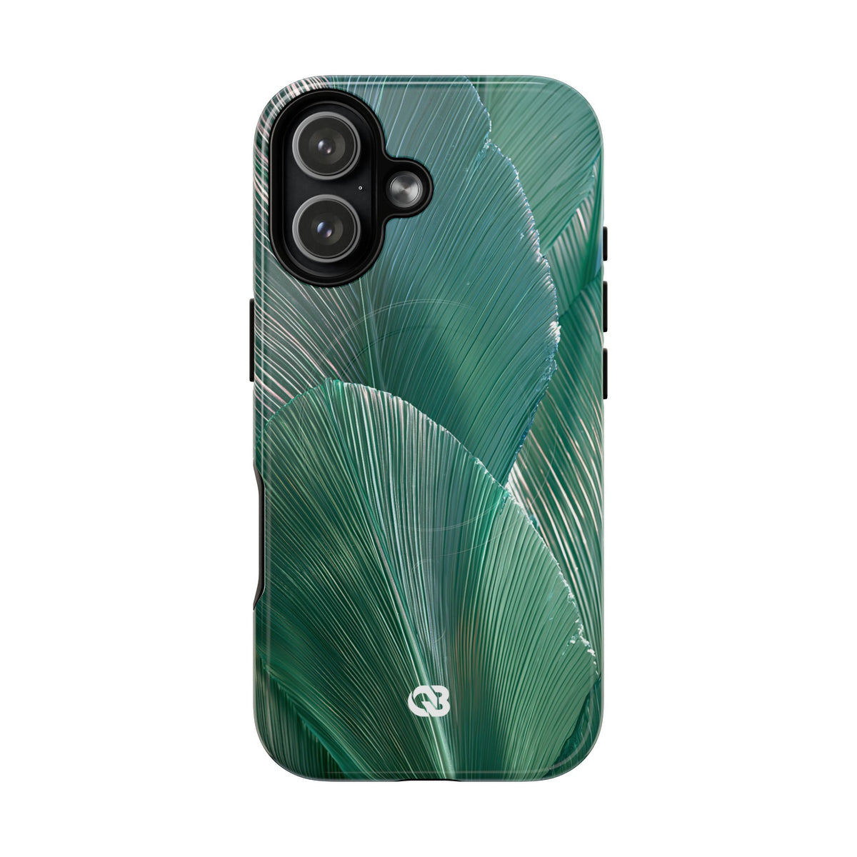 Translucent Fan Palm · Tough 2.0 Magnetic Phone Case for iPhone · Teal