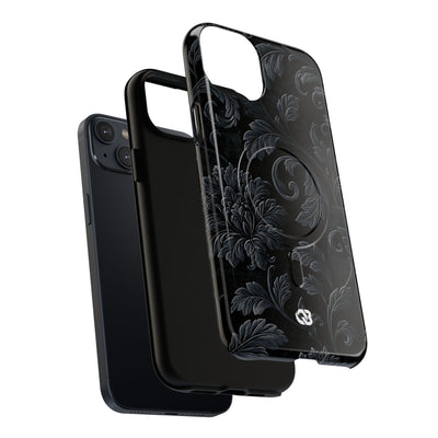 Obsidian Damask · Tough 2.0 Magnetic Phone Case for iPhone · Black