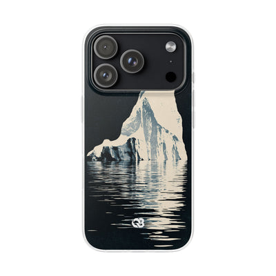 Blue Lite Phone Case for iPhone - Frozen Navy Monolith