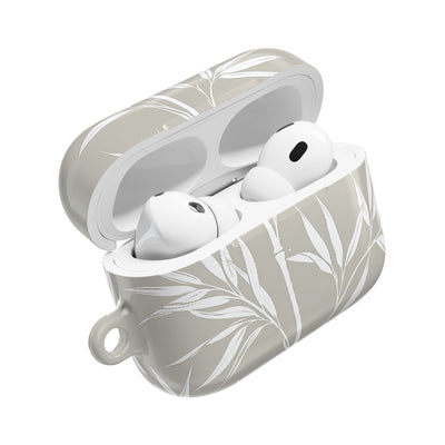 Serene Bamboo · Hard Case for AirPods & AirPods Pro · Beige