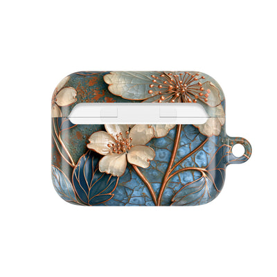 Gilded Blossom Reverie · Hard Case for AirPods & AirPods Pro · Teal