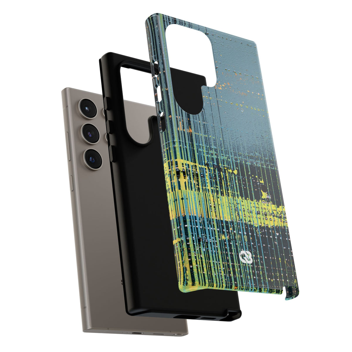 Acid Raster Circuit · Tough Phone Case for Samsung · Teal