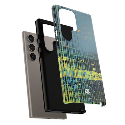 Acid Raster Circuit · Tough Phone Case for Samsung · Teal
