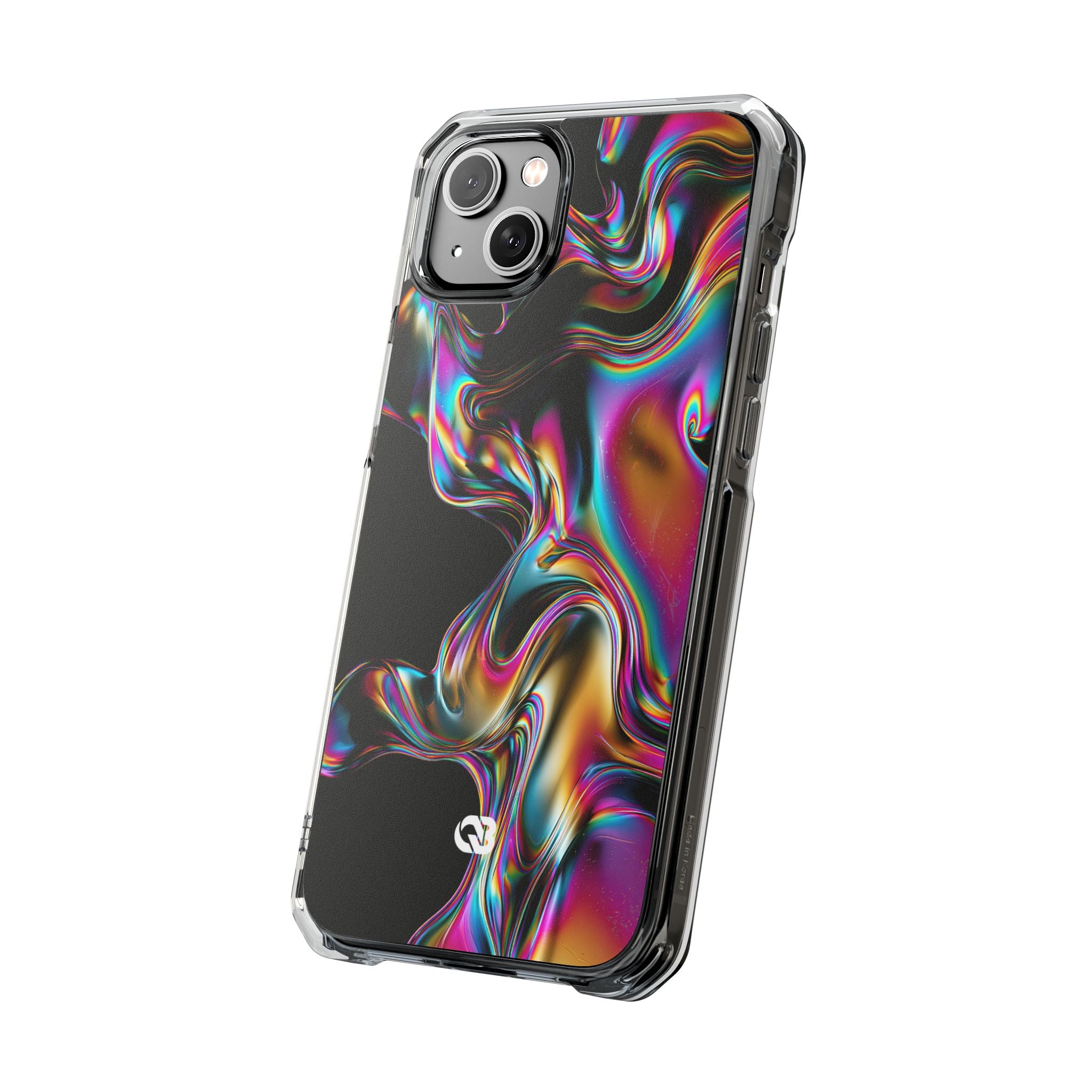 Purple Impact MagSafe Phone Case for iPhone - Liquid Neon Chrome