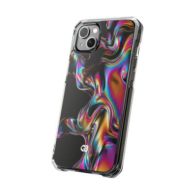 Purple Impact MagSafe Phone Case for iPhone - Liquid Neon Chrome
