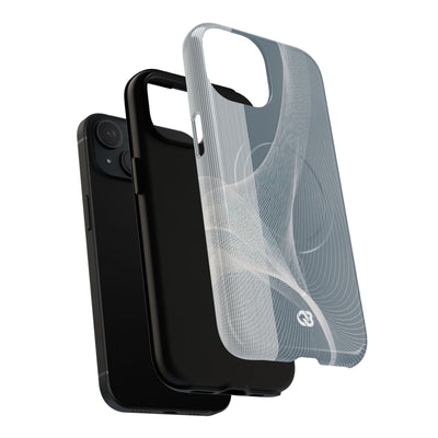 Grey Tough 2.0 Magsafe Phone Case for iPhone - Slate Mesh Horizon