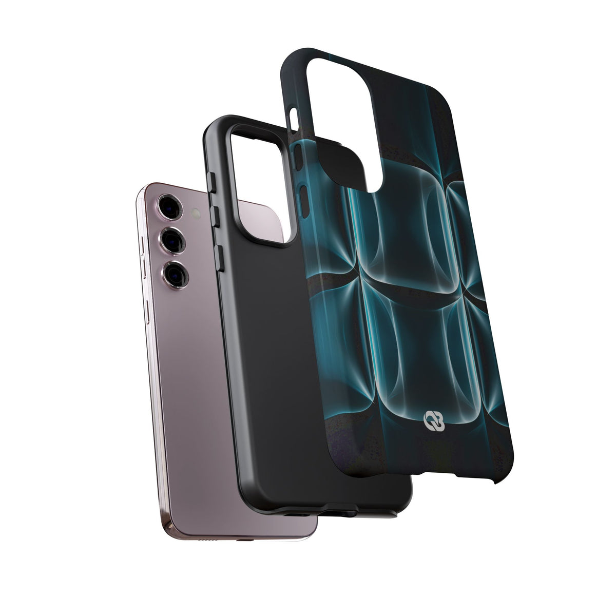 Cyan Core Matrix · Tough Phone Case for Samsung · Blue