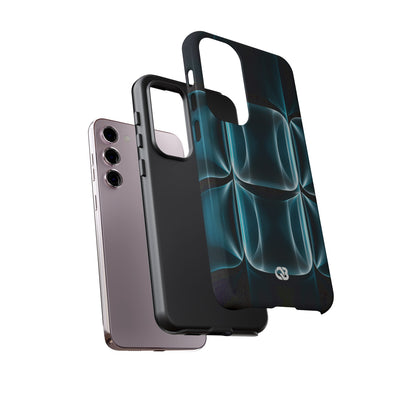 Cyan Core Matrix · Tough Phone Case for Samsung · Blue