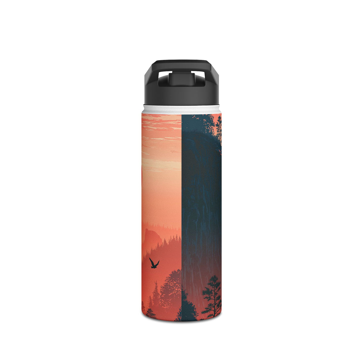 Canyon Dusk · Insulated Water Bottle · Orange