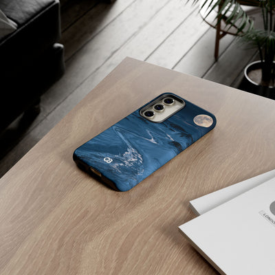Arctic Moon Drift · Tough Phone Case for Samsung · Blue