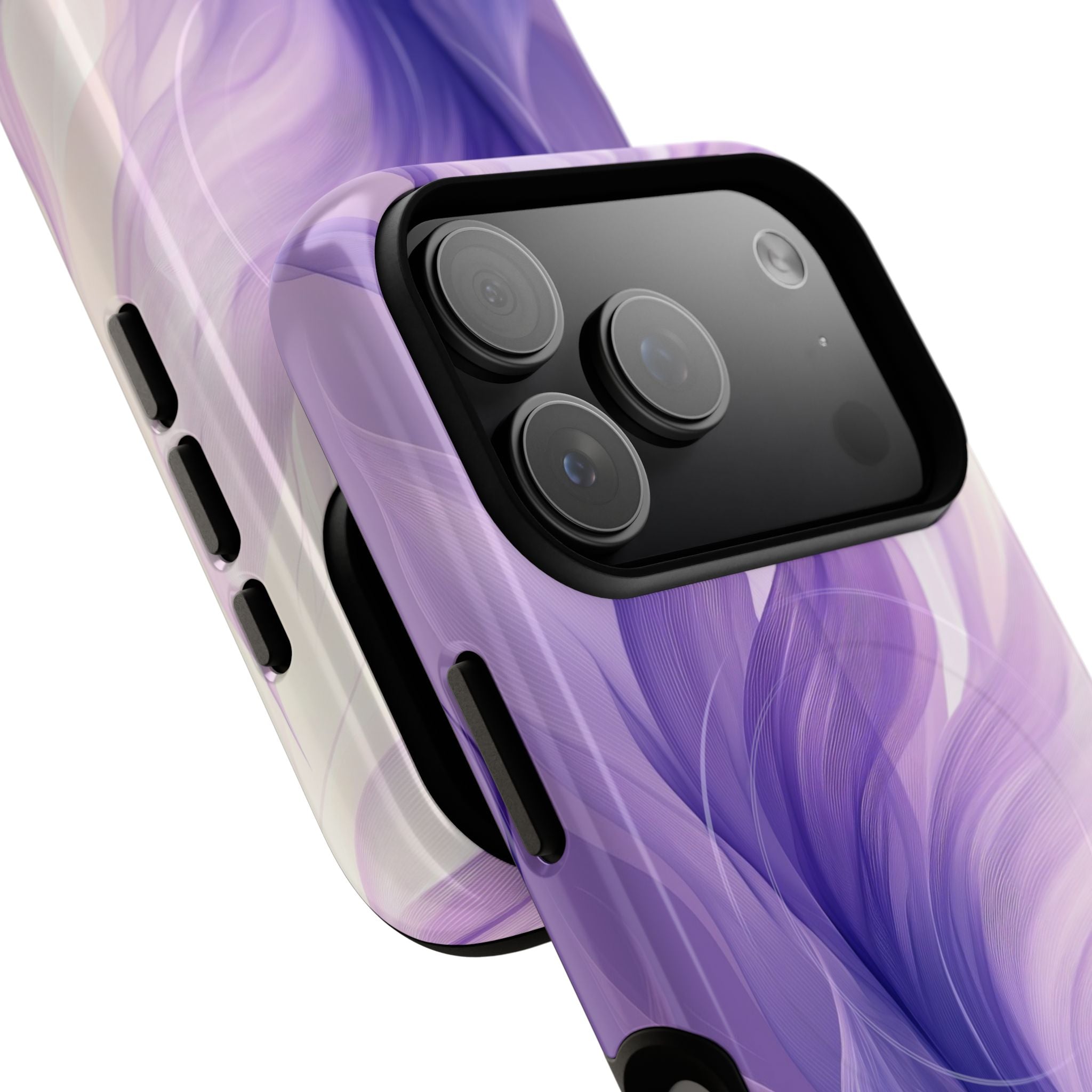 Purple Ribbon Waves iPhone 17 Pro Case - Tough+ - CASE•BOB