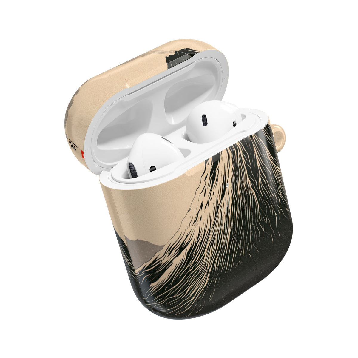 Fuji Summit · Hard Case for AirPods & AirPods Pro · Beige