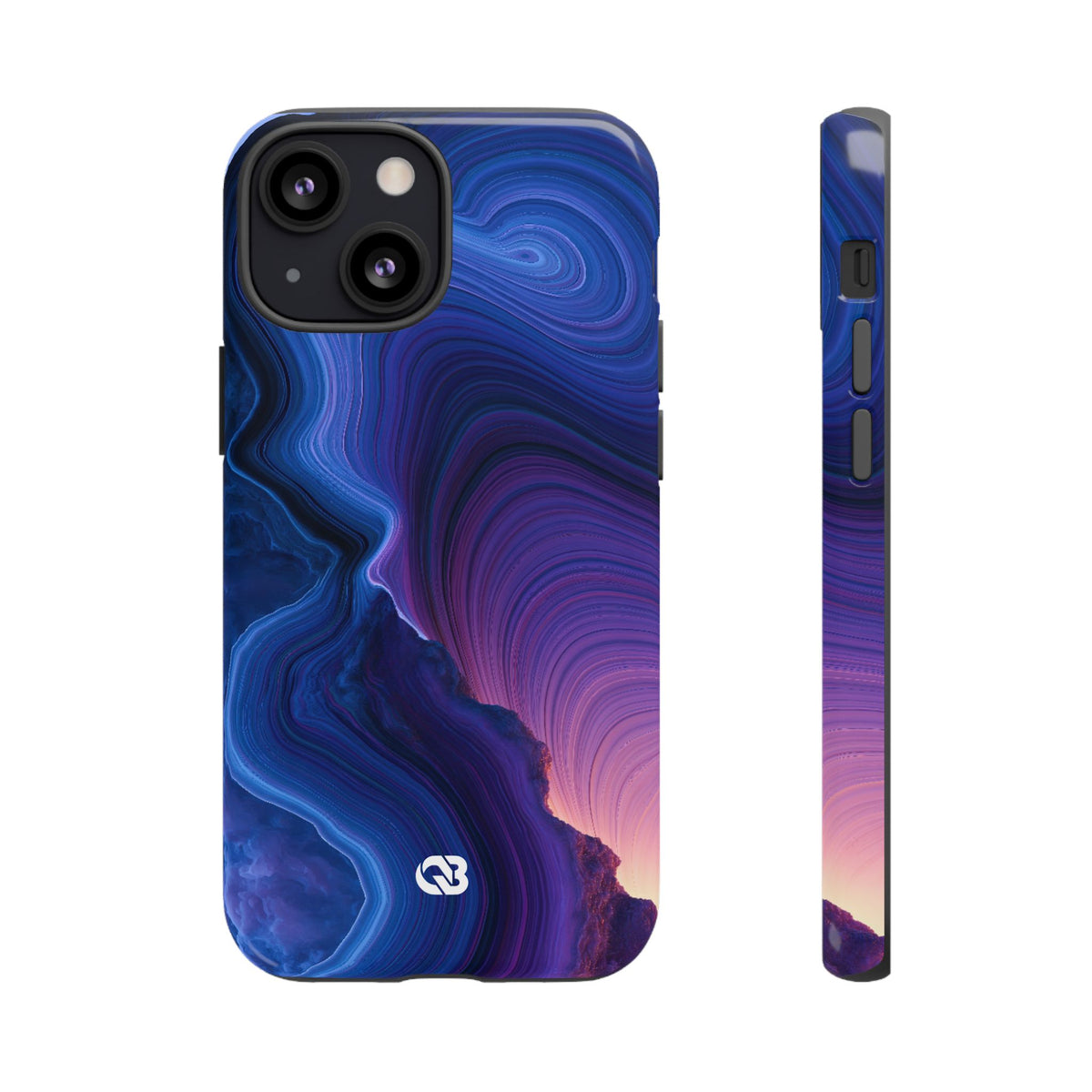 Radiant Strata · Tough Phone Case for iPhone · Blue