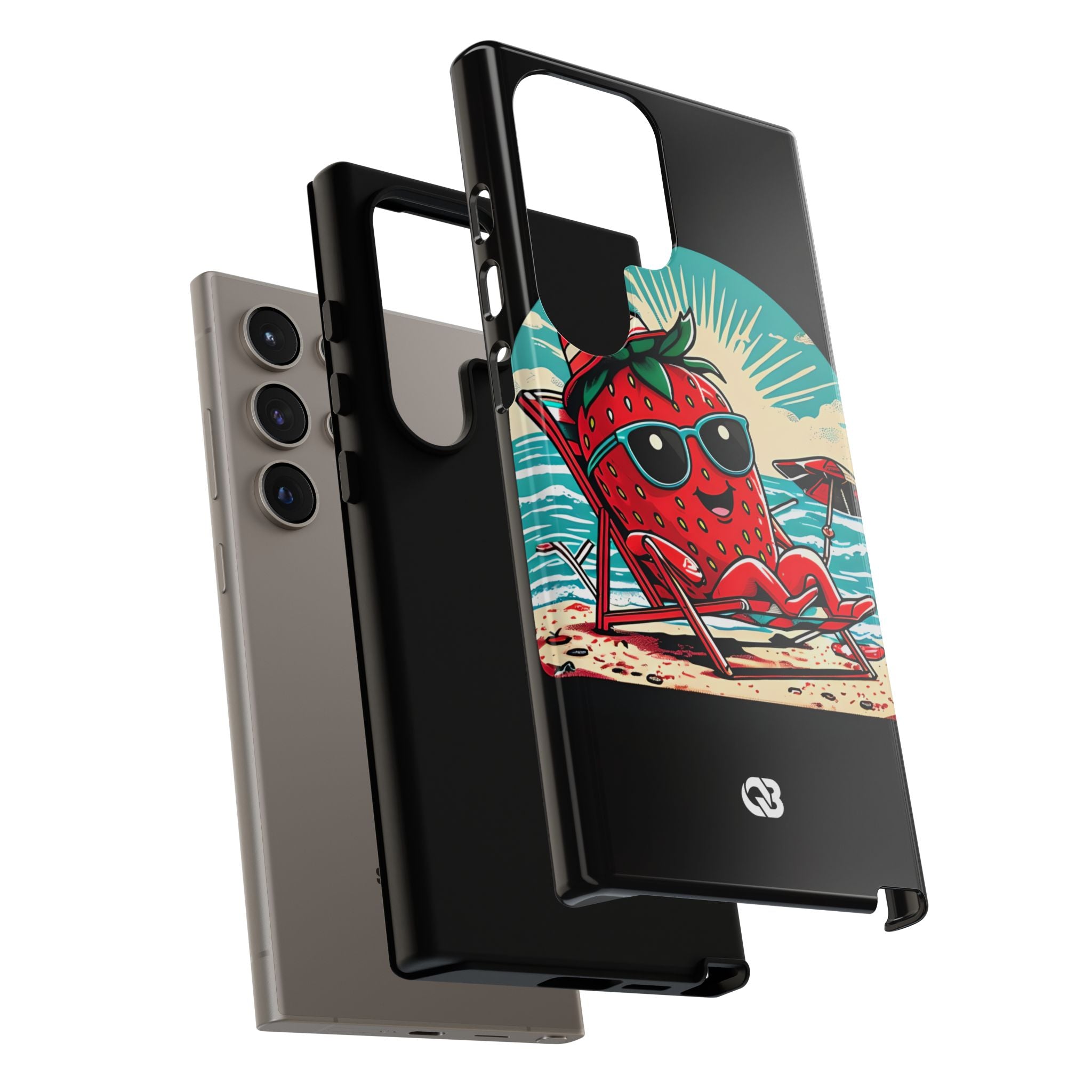 Retro Coastal Berry · Tough Mobilskal för Samsung